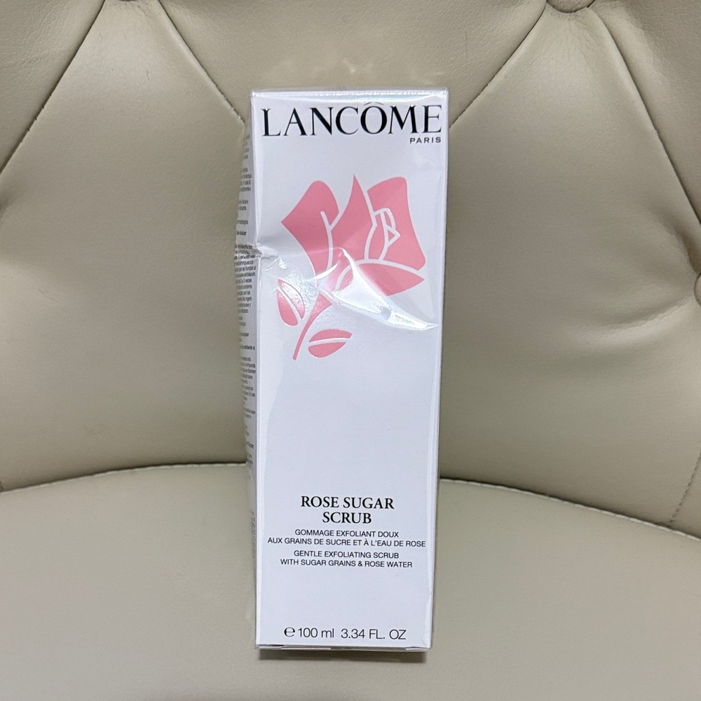Lancome Rose Sugar Scrub - White and Pink